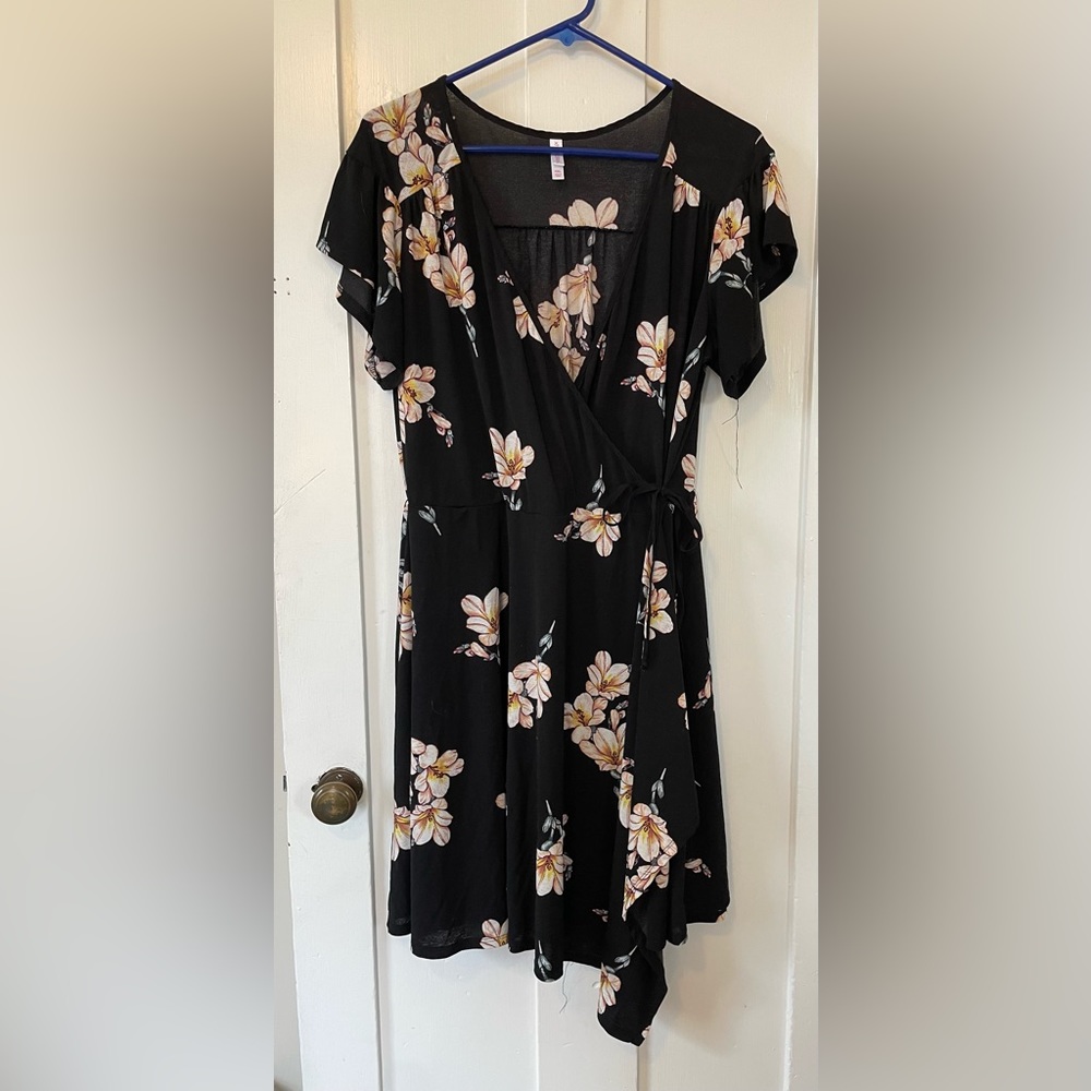 Lilies in the dark dress